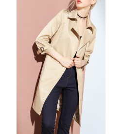 Beige Double Breasted Trenchcoat